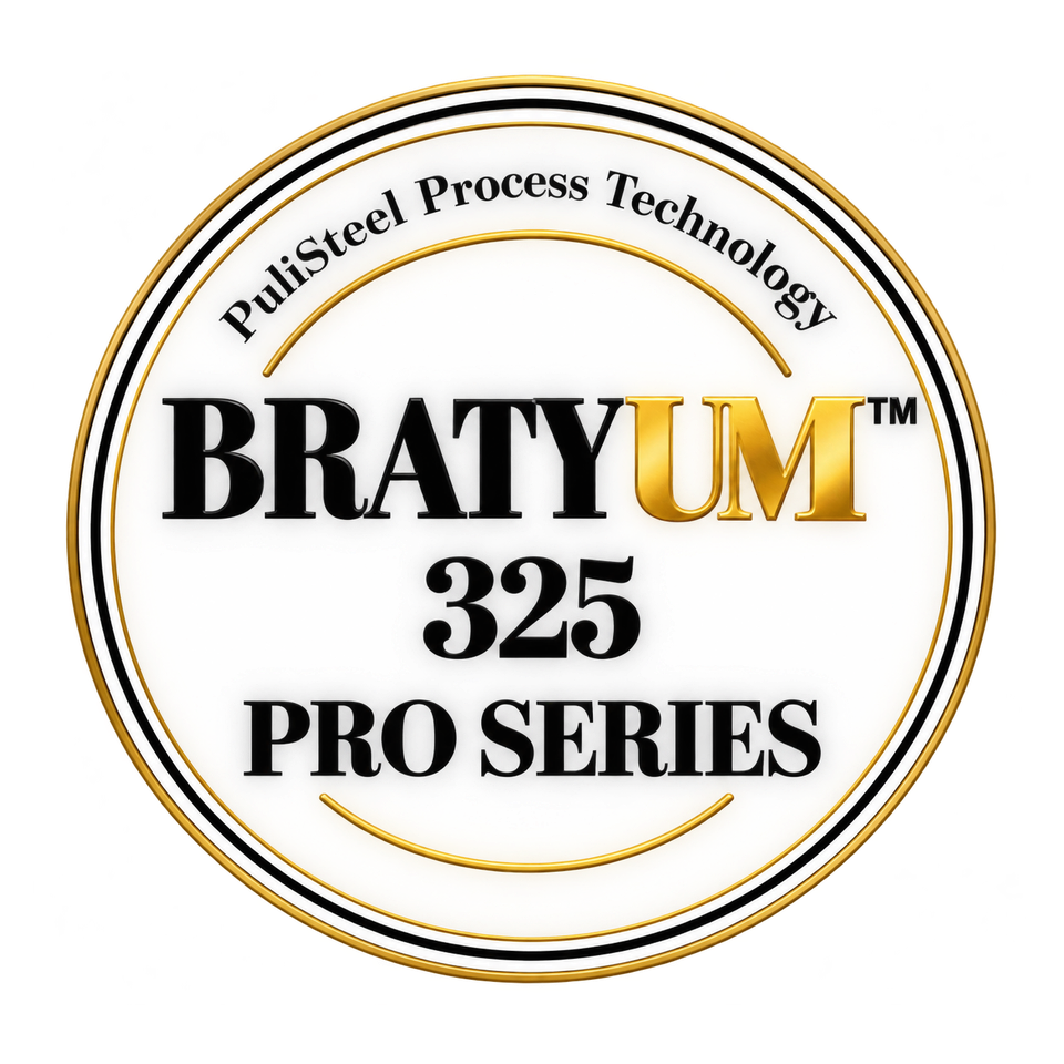 Logotipo circular BRATYUM 325 Pro Series